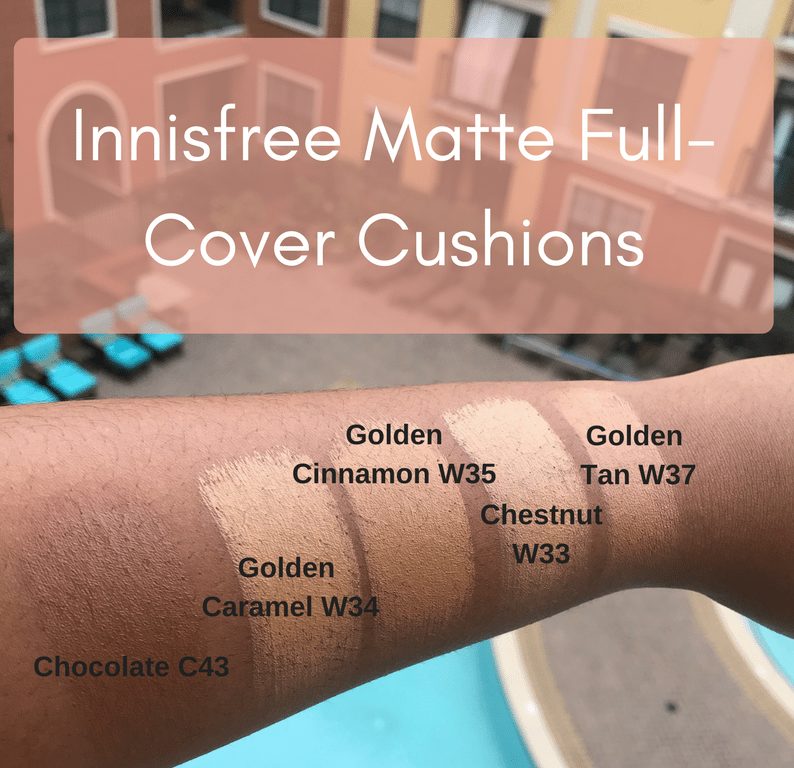 darkest cushion shades by Innisfree