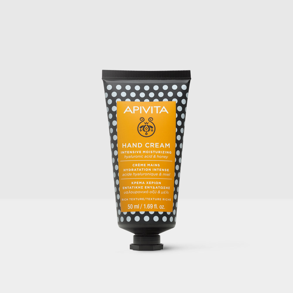 Apivita Hyaluronic Acid & Honey Intensive Moisturizing Hand Cream with Rich Texture