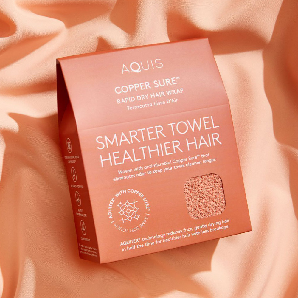  AQUIS COPPER SURE™ RAPID DRY HAIR WRAP