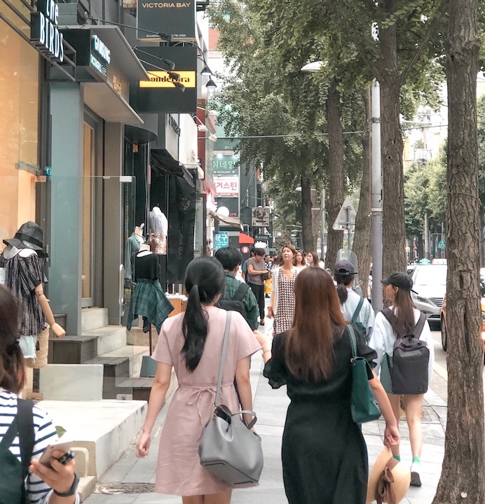 shopping in Seoul