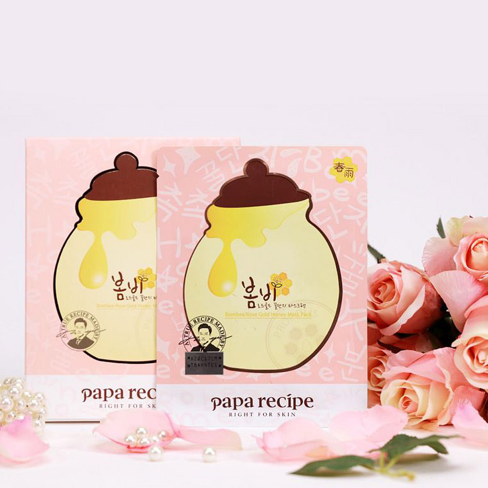 Papa Recipe Bombee Rose Gold Honey Mask Pack 