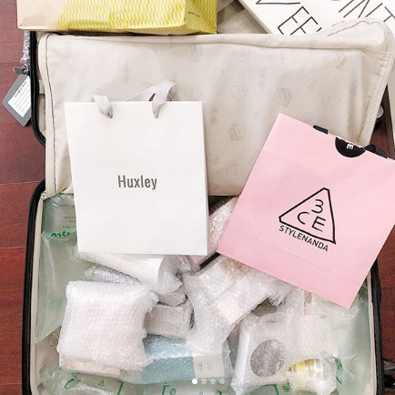 packing skincare