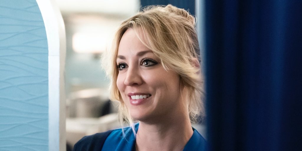 Kaley Cuoco as ‘Cassie Bowden’ in The Flight Attendant 