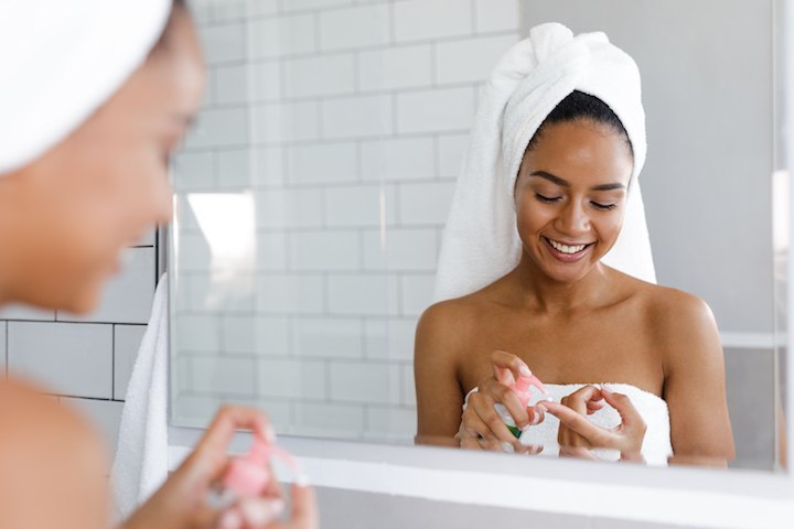 college dorm skincare