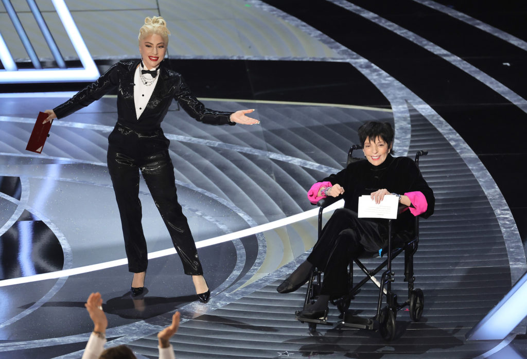 Lady Gaga's Oscars 2022 sequin tux honored Liza Minnelli