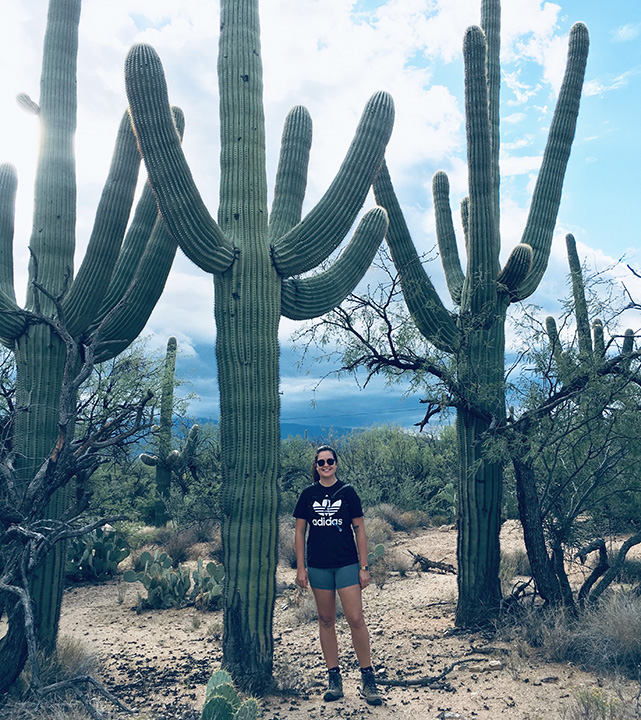 skincare routine in the desert