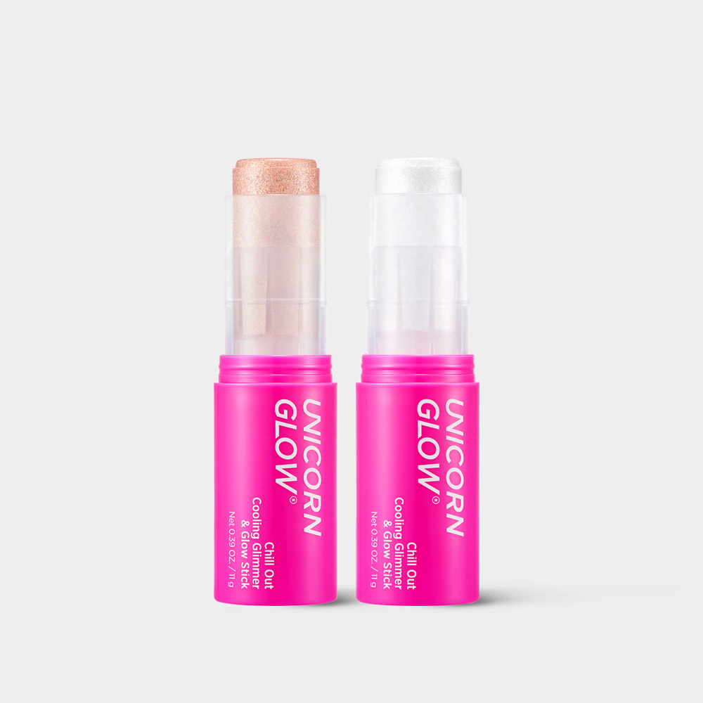 UNICORN GLOW Chill-Out Cooling Glimmer & Glow Stick (For Face & Body)