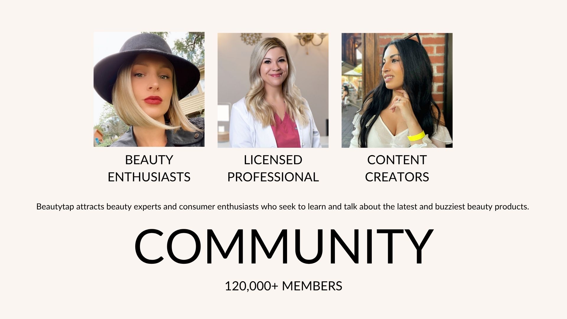 Beautytap’s diverse community