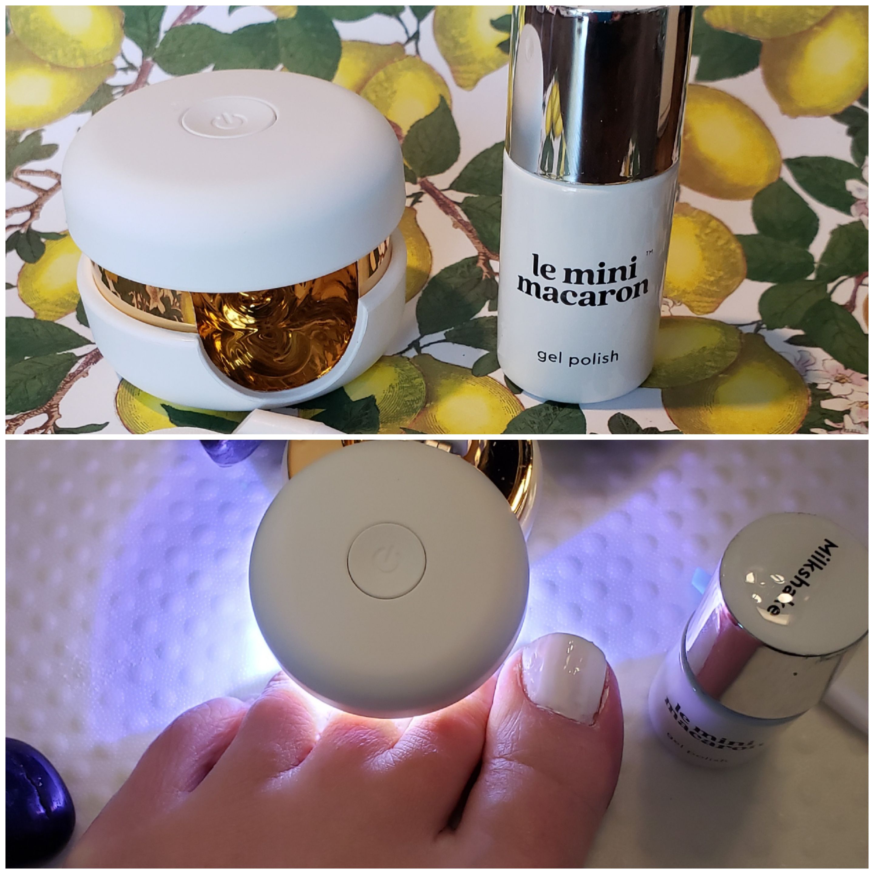 Le Mini Macaron Gel Manicure Kit - Milkshake