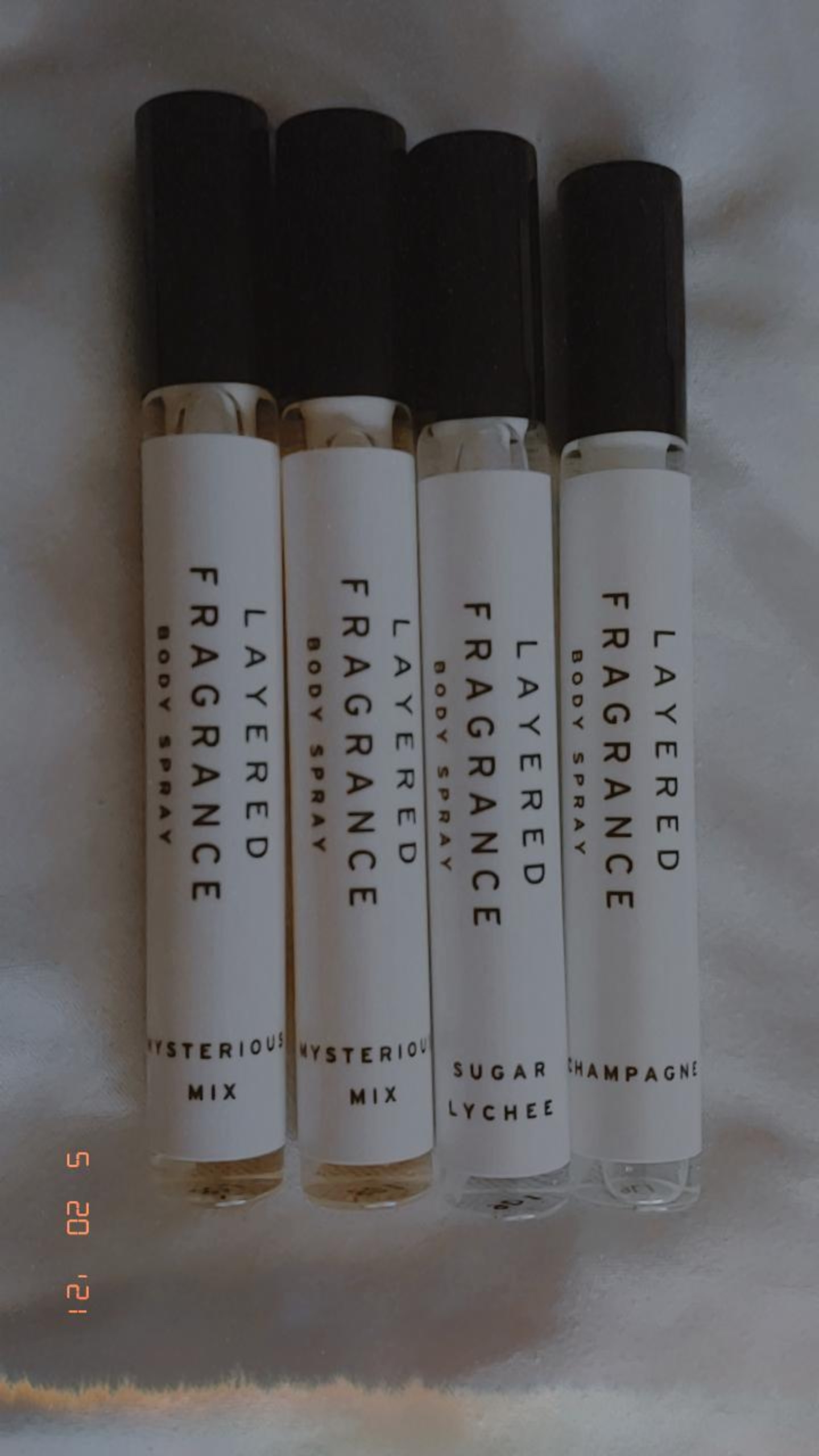 Layering Set (Champagne, Orange Blossom, Mysterious Mix, Sugar Lychee) Layering Set (Champagne, Orange Blossom, Mysterious Mix, Sugar Lychee)